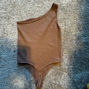 brown bodysuit size small